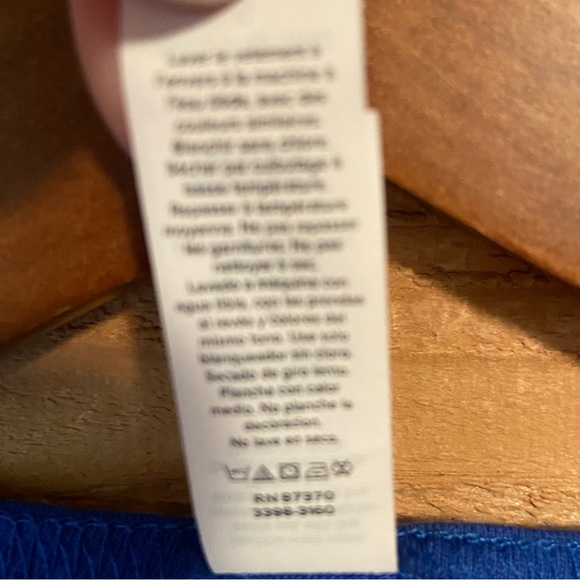 Bella Canvas Royal Blue Western Racerback Graphic Tank Top - Picture 6 of 6